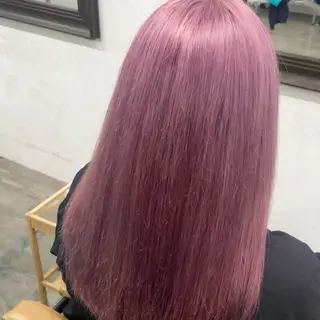 セミロング 💝艶髪ハイトーン/ ヘアセット💝みさきのヘアスタイル