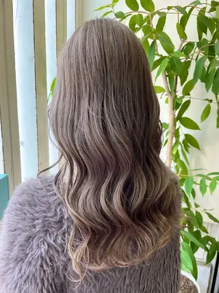 ロング カラー ヘアアレンジ 【店長】ブリーチ指名 No.1戸塚優思のヘアスタイル