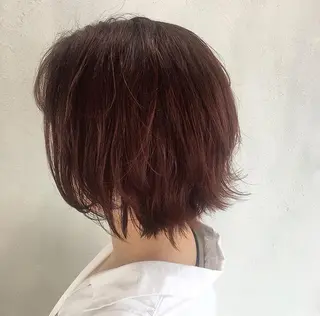 ショート カラー ブリーチなしWカラー ／レイヤー🎀マリノのヘアスタイル
