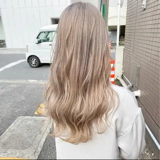 ロング カラー ベージュカラー💖 やすひろのヘアスタイル
