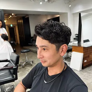 ショート メンズ 【海外風ヘア、 似合わせ】KAEDEのヘアスタイル