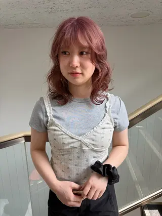 ミディアム カラー Nico☺︎🎀YU レイヤー/カットのヘアスタイル