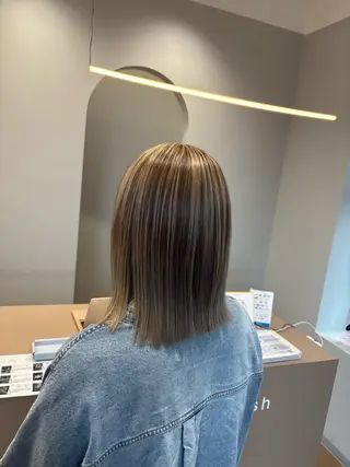 ミディアム 内藤 美幸のヘアスタイル