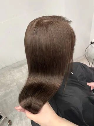 ロング ラベンダーベージュ /asumi♡のヘアスタイル