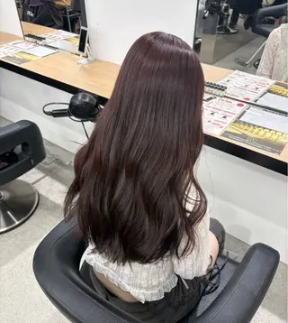 ロング miku/ラベンダー 透明感カラー🪻❤︎のヘアスタイル