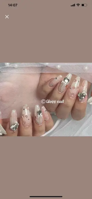 ネイル miho🍎 Gloss nailのネイルデザイン
