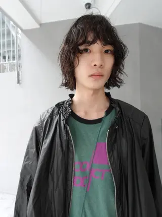 メンズ ミディアム カラー CEINE【セーヌ】 三軒茶屋のヘアスタイル
