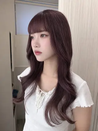 ロング 明日空きあり🩷 layer🎀透明感のヘアスタイル