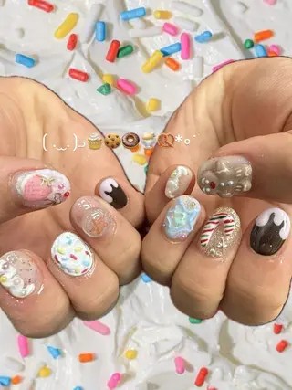 ネイル niconail 🧣ayu 📍烏山のネイルデザイン