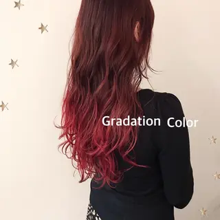 ロング カラー 市川 千夏のヘアスタイル
