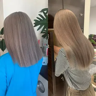 ロング カラー 柔らかい艶暖色 レイヤー🫧姫汝のヘアスタイル