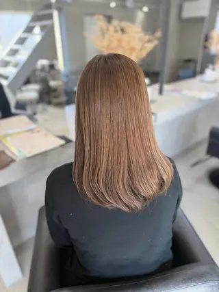 ロング momoka| 透明感カラーのヘアスタイル