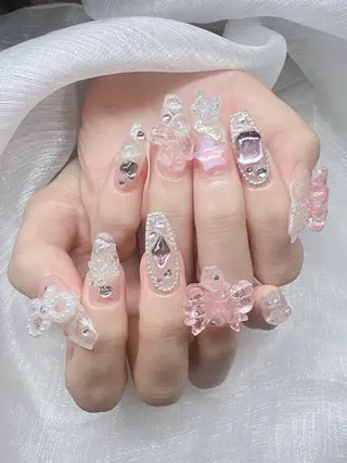 ネイル Lee Nails チップ長さだし専門店のネイルデザイン