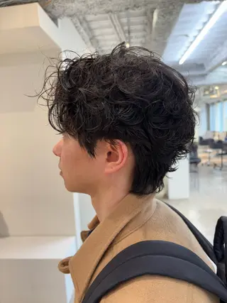 パーマ メンズ ANY/須田麻人 /パーマスタイルのヘアスタイル