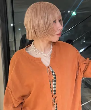 ショート カラー 透明感カラー🫧 Kanaのヘアスタイル