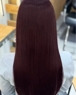 ロング 冨田 悠稀/ 髪質改善縮毛&カラーのヘアスタイル