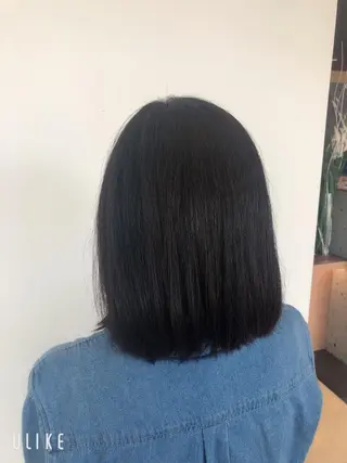 ミディアム そそ　喜 多のヘアスタイル