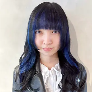 ロング カラー デザインカラー/パー マ🦖外岡咲希🦖のヘアスタイル