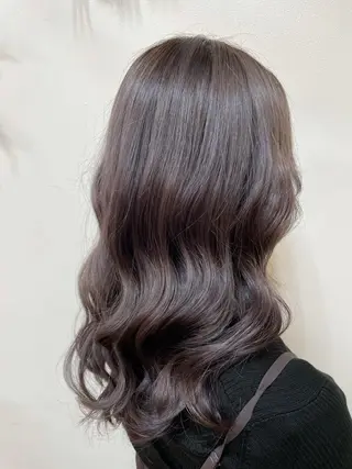 セミロング 韓国ヘア 🤍中西麻友🤍のヘアスタイル