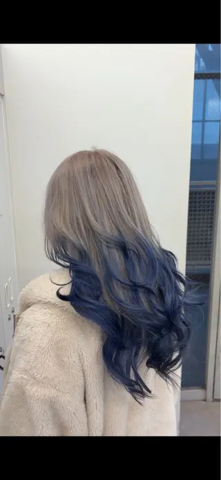 ロング ハイトーン/ ブリーチ/店長レンのヘアスタイル