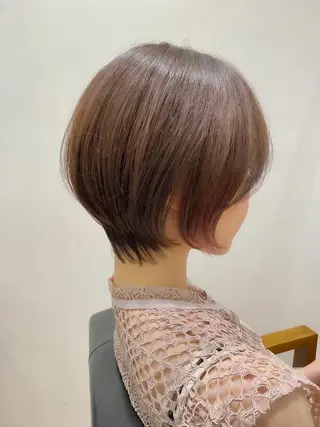 ショート カラー 宮腰一磨 ・ショート・ボブ🌿のヘアスタイル