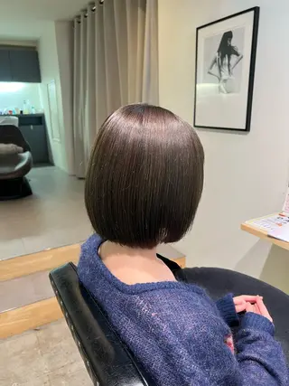 ショート カラー 金山/透明感カラー レイヤー/木澤 航のヘアスタイル