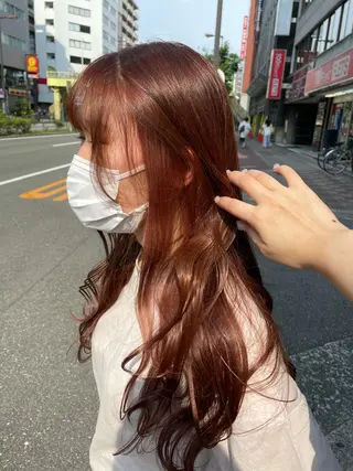 ロング 'comma rinkaのヘアスタイル