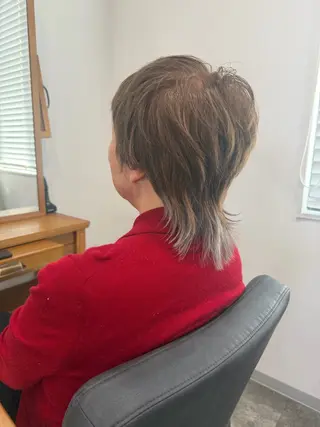 ショート カラー Meteor 店長 祝田涼太のヘアスタイル