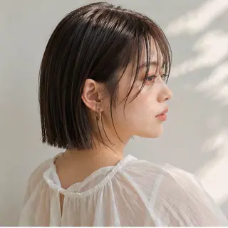 ミディアム カット特化 /BLUET/新宿のヘアスタイル