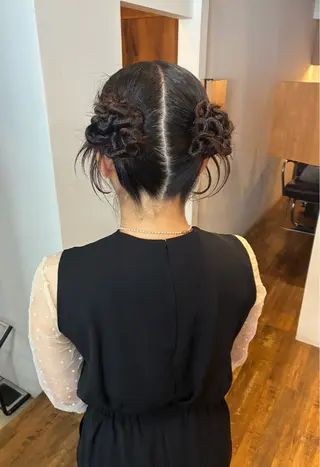 ミディアム nacoハイトーン ベージュ🩰のヘアスタイル