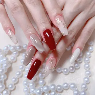 ネイル M🌷nail 長さだし専門店のネイルデザイン