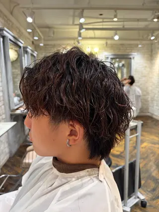 ショート パーマ AKITO /溝の口駅のヘアスタイル