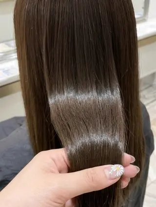 ロング カラー 透明感カラー🫧 幕内梨乃亜のヘアスタイル