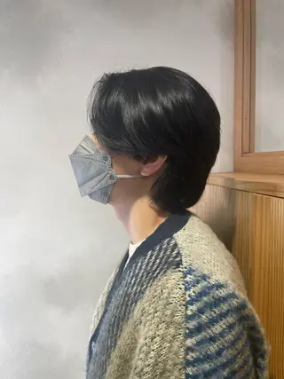 ショート メンズ 髪質改善/パーマ カラー浅草 山本隼輔のヘアスタイル