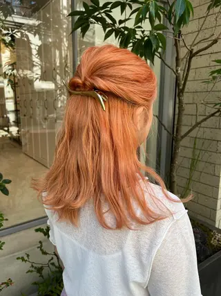 ロング ヘアアレンジ 韓国好き🇰🇷 美容師MIKUのヘアスタイル