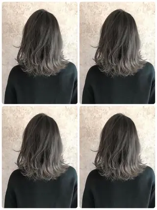 ミディアム ハイトーンブリーチ 土坂 由志【京都】のヘアスタイル