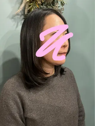 ミディアム 草野 奈扇のヘアスタイル