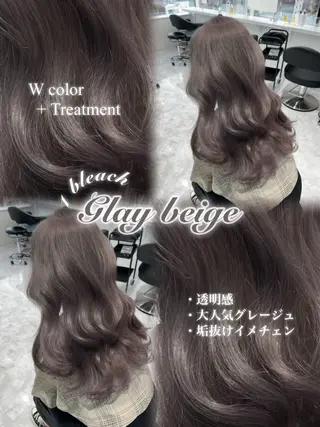 カラー 🎀韓国風暗髪 nana🎀のヘアスタイル