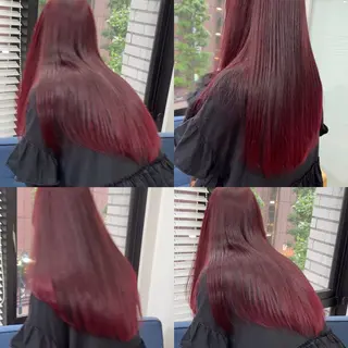 ロング 🍒暖色🍒ブリーチ なしカラー/たくみ。のヘアスタイル
