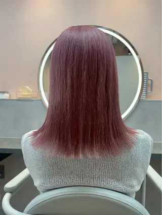 ミディアム カラー three_ ナオキのヘアスタイル