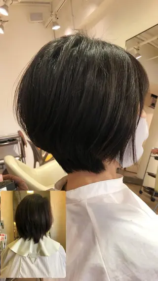 ショート 松川 紀代のヘアスタイル