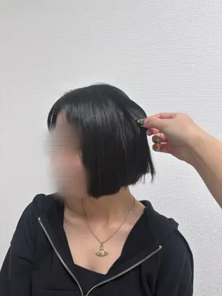 ショート 韓国うる艶ハイトーン 💙ayana💙のヘアスタイル
