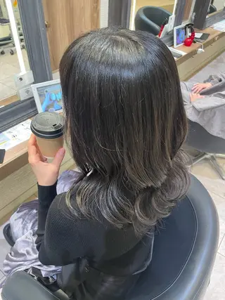 カラー ふわっと抜け感🫧 ブラウンベージュ🤎のヘアスタイル