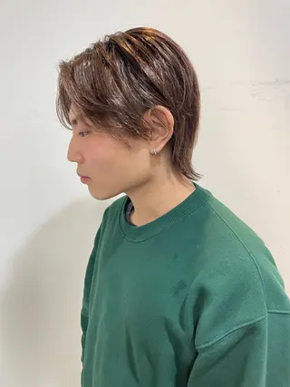 カラー パーマ メンズ 表参道🌿赤み消し カラー/チナツのヘアスタイル