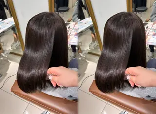 ミディアム 巻ける🫧縮毛矯正 💞はな🎀のヘアスタイル