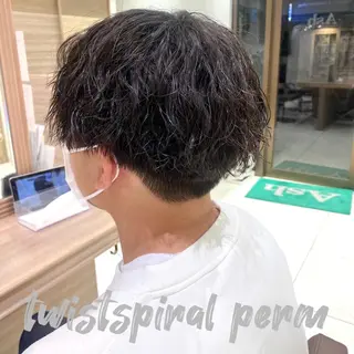 パーマ メンズ 技術モデル募集中 🩶村嶋 彩のヘアスタイル