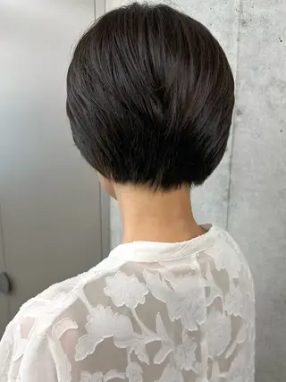 ショート ボブ/ゆるふわ ボブパーマ/とういのヘアスタイル