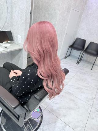 セミロング カラー 🌺ハイトーン🌺 矢葺 なぎさ🌺🌺のヘアスタイル
