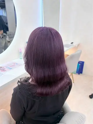 ロング 角田 満帆のヘアスタイル