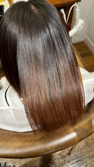 ミディアム 佐藤 宰 OZ桑野店のヘアスタイル